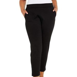 Michael Kors Black Straight Leg Knit Pant Slim fit